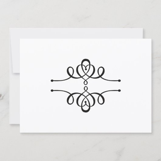 Invitation Calligraphie Script Diamond Ring Engagement Party (Dos)