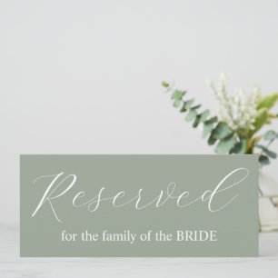 Invitation Calligraphie simple famille de table mariage réser