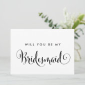 Invitation Calligraphie Sud Seras-Tu Ma Servante D'Époux (Debout devant)