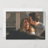 Invitation CALLIGRAPHIE TYPOGRAPHIE 2 Photo Enregistrer la da (Dos)