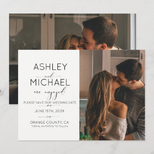 Invitation CALLIGRAPHIE TYPOGRAPHIE 2 Photo Enregistrer la da