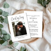 Invitation Calligraphie Un Jour Plus Loin Dîner De Répétition