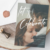 Invitation Calligraphie unique : célébrons le Mariage photo