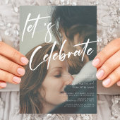 Invitation Calligraphie unique : célébrons le Mariage photo