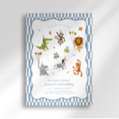 Invitation Calling All Party Animals Wild Safari Birthday