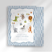 Invitation Calling All Party Animals Wild Safari Birthday