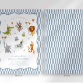 Invitation Calling All Party Animals Wild Safari Birthday