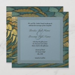 Invitation Calmar Art Nouveau - Scuba Destination Mariages