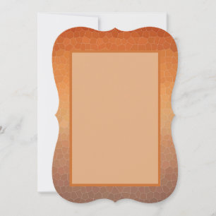 Invitation Calme Ombre Dégradé Orange Sunset Mosaic