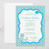 Invitation Calypso 5x7 Sea Creats (Devant / Derrière)