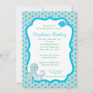 Invitation Calypso 5x7 Sea Creats