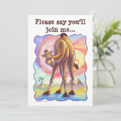 Invitation Camel Party Centre (Debout devant)