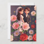 Invitation Camellia Élégance sans prétention Essence d'amour  (Dos)