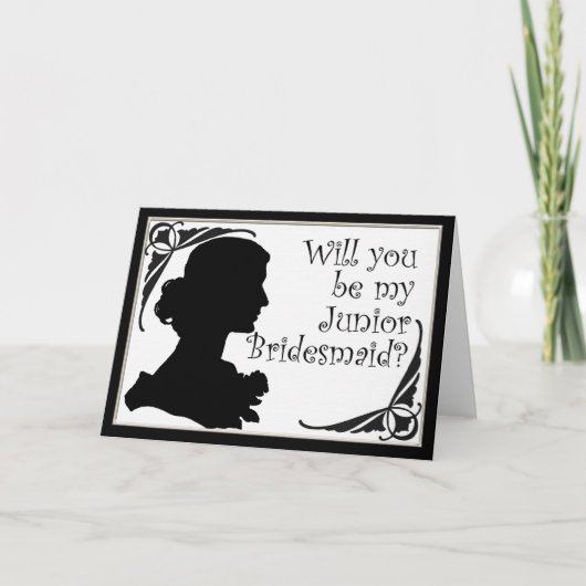 Invitation Cameo, tu seras mon mariage de Bridesmaid junior (Devant)