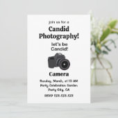 Invitation Camera Candid Photographer Photography (Debout devant)
