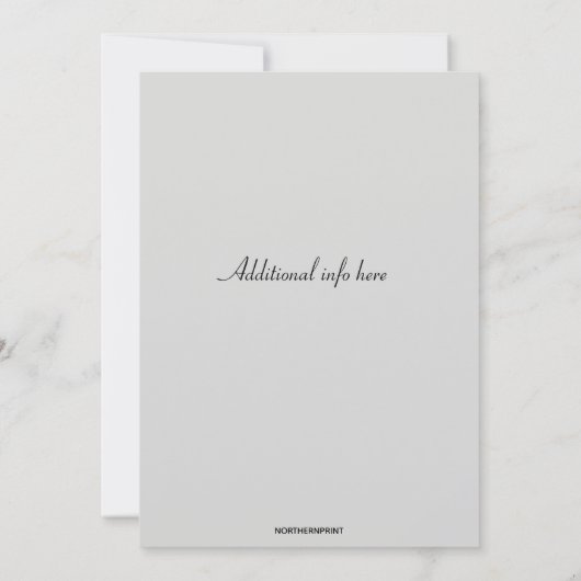 Invitation Caméra de bagage modifiable et douche de lune de m (Dos)