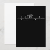 Invitation Caméra de photographie fantastique (Devant / Derrière)