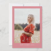 Invitation CAMILLA Papillon Fleur sauvage Baby shower fille (Dos)