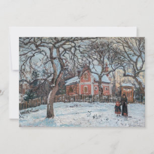 Invitation Camille Pissarro - Chataigniers a Louvecienne