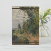 Invitation Camille Pissarro - Côte des Grouettes, près de Pon (Debout devant)