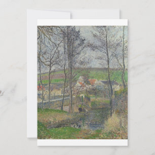 Invitation Camille Pissarro - Les rives de la Viosne à Osny