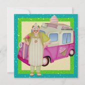 Invitation Camion à glace - SRF (Devant)