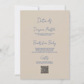 Invitation Camion Bleu & Petite Citrouille sur le Code QR du  (Dos)
