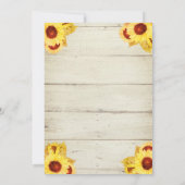 Invitation Camion citrouille, Texture bois, Baby shower tourn (Dos)