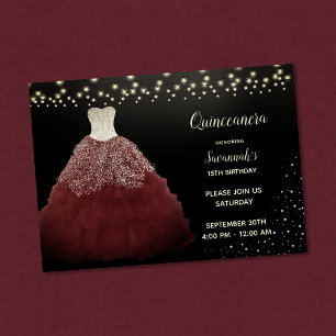 Invitation Camion de Bourgogne avec lumières à cordes Quincea