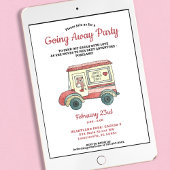 Invitation Camion de déplacement de l'ours mignon Partir de l