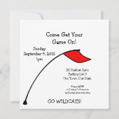 Invitation Camion de fête d'avant-match (Dos)