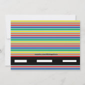 Invitation Camion de monstre avec l'invitation d'anniversaire (Dos)