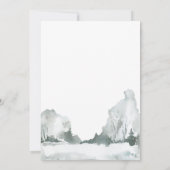 Invitation Camion de Noël pour l'anniversaire d'hiver (Dos)