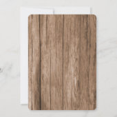 Invitation Camion de ramassage et fleurs Mariage d'aquarelle  (Dos)