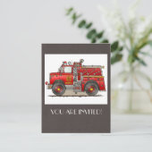 Invitation Camion Secourt de pompiers (Debout devant)