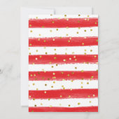 Invitation Camion sur Red Christmas Camion Anniversaire (Dos)