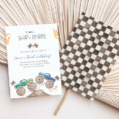 Invitation Camion Young, Wild & Three Monster 3e anniversaire