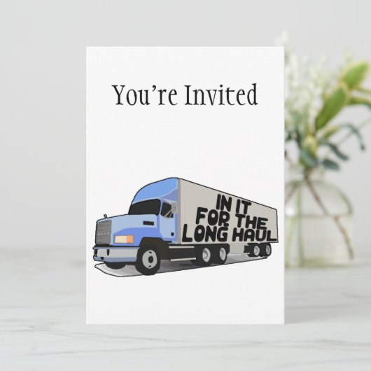 Invitation Camionnage long-courrier (Debout devant)