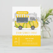 Invitation Camionnette rue maïs sucré (Debout devant)