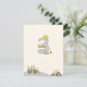 Invitation camions de construction 3e anniversaire (Debout devant)