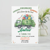 Invitation Camions modernes personnels pour enfants pour leur (Debout devant)