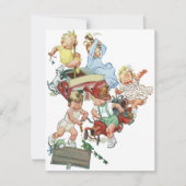 Invitation Camions vintages Enfant Anniversaire Fête Invitati (Devant)