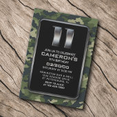 Invitation Camo de l'armée de chasse 11e anniversaire