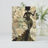 Invitation Camo Elegant Bridal Pink (Debout devant)