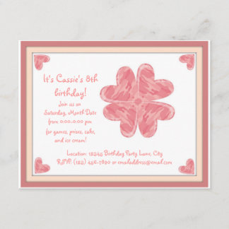 Invitation Camo Heart