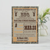 Invitation Camo I Do Barbecue (Debout devant)