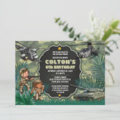 Invitation Camo, Jeu de l'Armée des Enfants Annive (Debout devant)