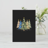 Invitation Camo Print Christmas Trees with Camouflage Prince  (Debout devant)
