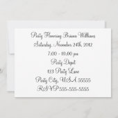 Invitation Camo Vert Mustache - Je Moustache si tu vas faire (Dos)