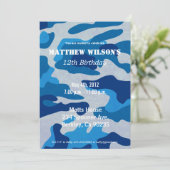 Invitation Camoflauge (Debout devant)